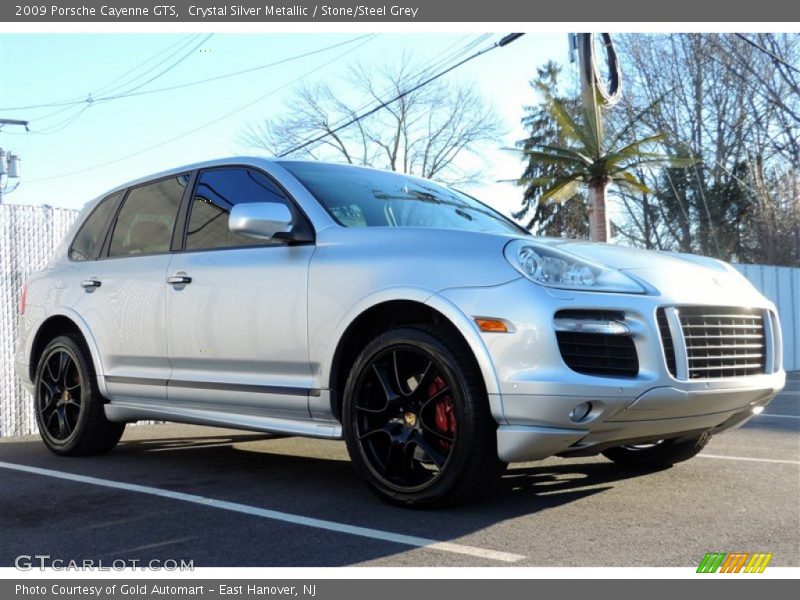 Crystal Silver Metallic / Stone/Steel Grey 2009 Porsche Cayenne GTS