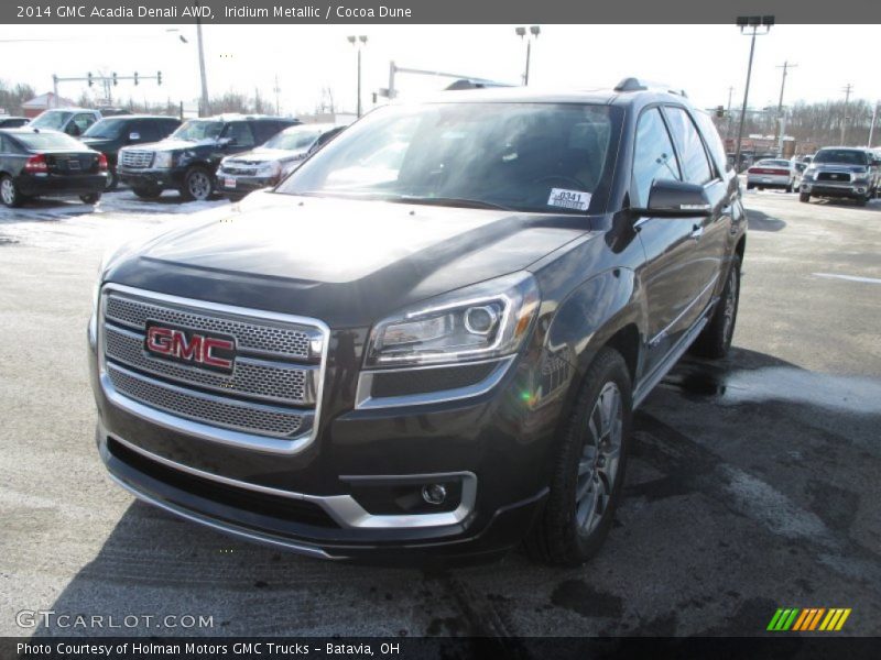 Iridium Metallic / Cocoa Dune 2014 GMC Acadia Denali AWD