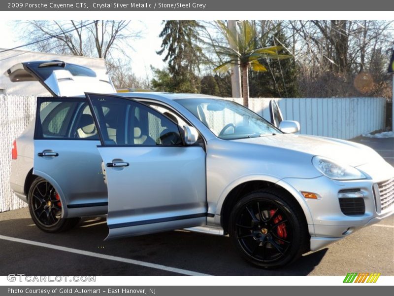Crystal Silver Metallic / Stone/Steel Grey 2009 Porsche Cayenne GTS