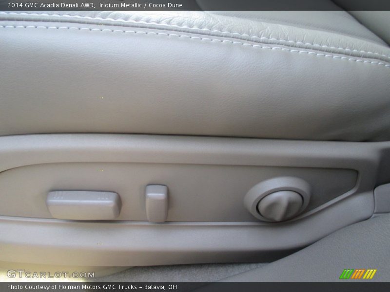 Iridium Metallic / Cocoa Dune 2014 GMC Acadia Denali AWD