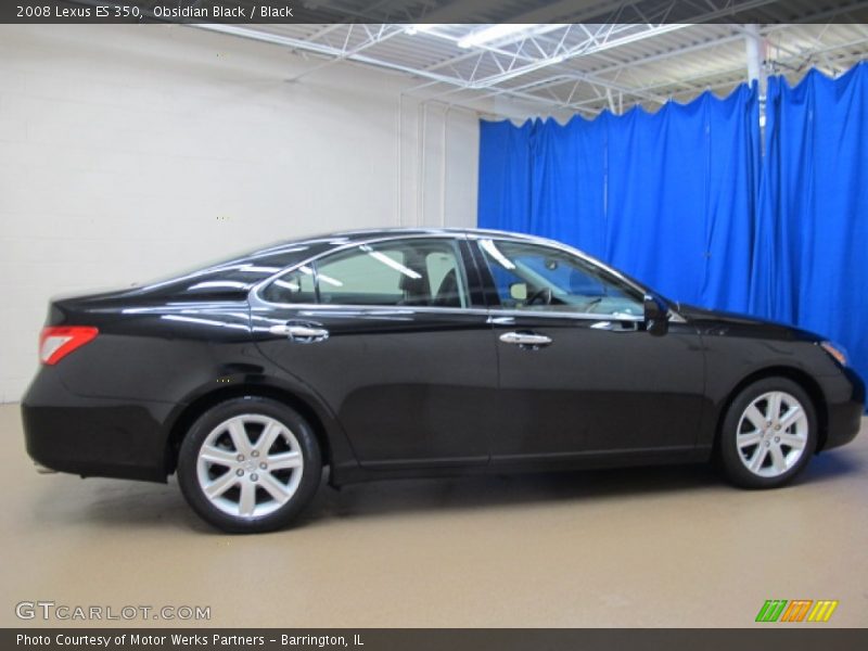 Obsidian Black / Black 2008 Lexus ES 350