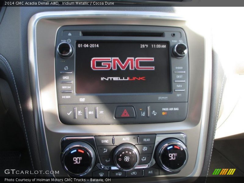 Iridium Metallic / Cocoa Dune 2014 GMC Acadia Denali AWD