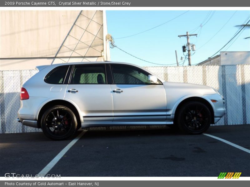 Crystal Silver Metallic / Stone/Steel Grey 2009 Porsche Cayenne GTS