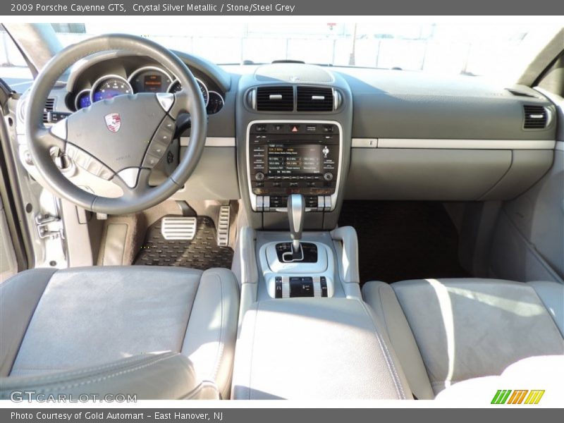Crystal Silver Metallic / Stone/Steel Grey 2009 Porsche Cayenne GTS