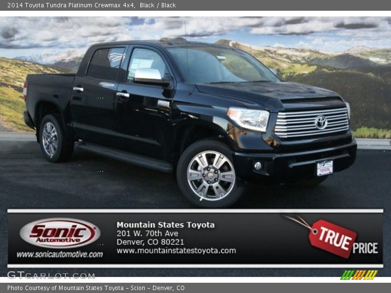 Black / Black 2014 Toyota Tundra Platinum Crewmax 4x4