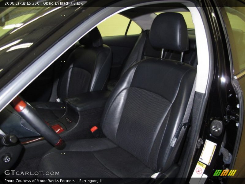 Obsidian Black / Black 2008 Lexus ES 350