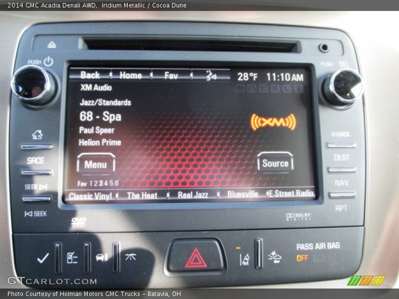 Iridium Metallic / Cocoa Dune 2014 GMC Acadia Denali AWD