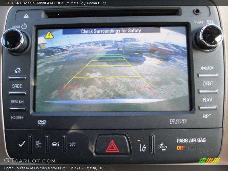 Iridium Metallic / Cocoa Dune 2014 GMC Acadia Denali AWD