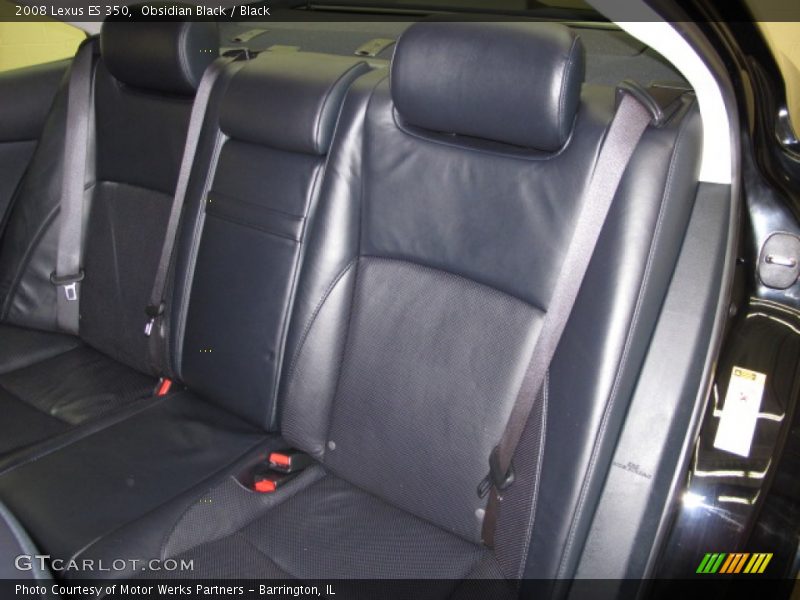 Obsidian Black / Black 2008 Lexus ES 350
