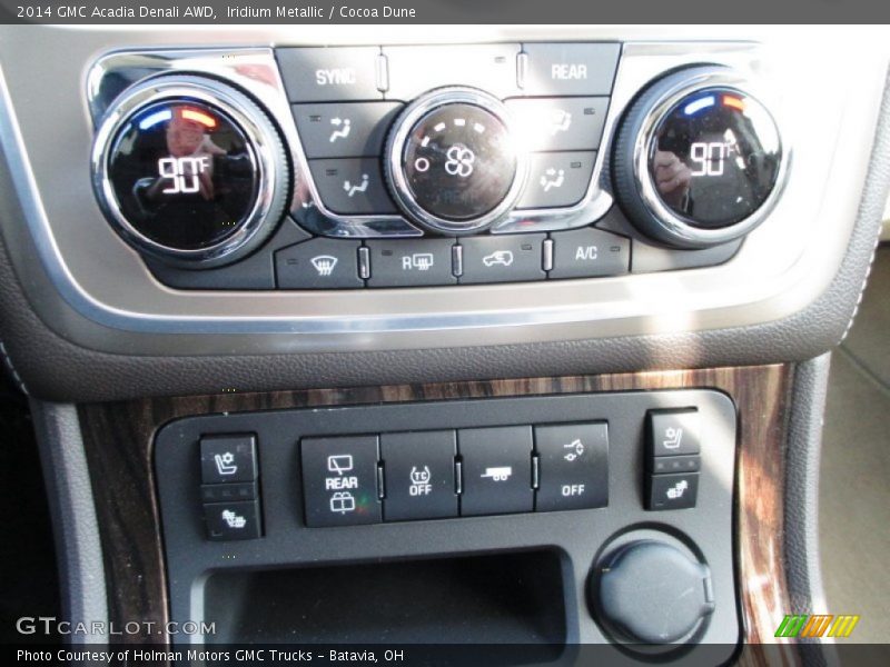 Iridium Metallic / Cocoa Dune 2014 GMC Acadia Denali AWD