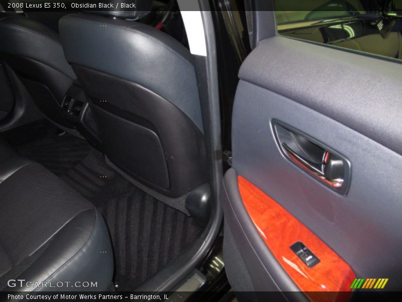 Obsidian Black / Black 2008 Lexus ES 350