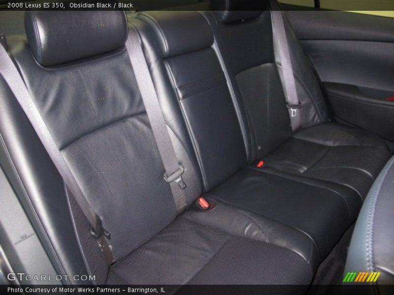 Obsidian Black / Black 2008 Lexus ES 350