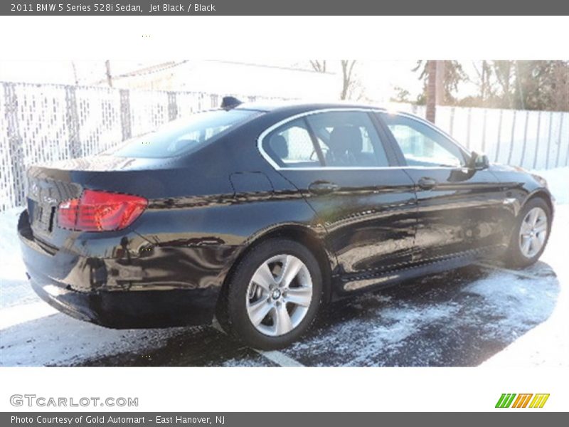 Jet Black / Black 2011 BMW 5 Series 528i Sedan