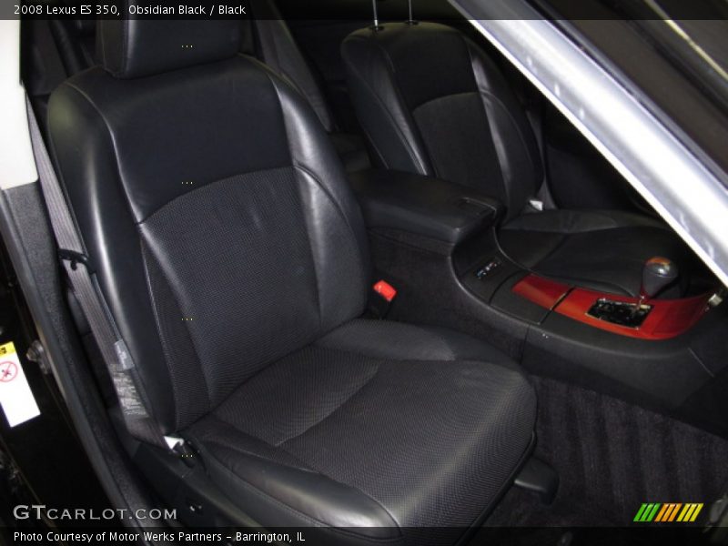 Obsidian Black / Black 2008 Lexus ES 350