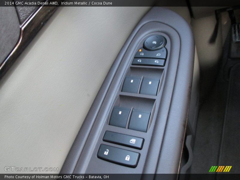 Iridium Metallic / Cocoa Dune 2014 GMC Acadia Denali AWD