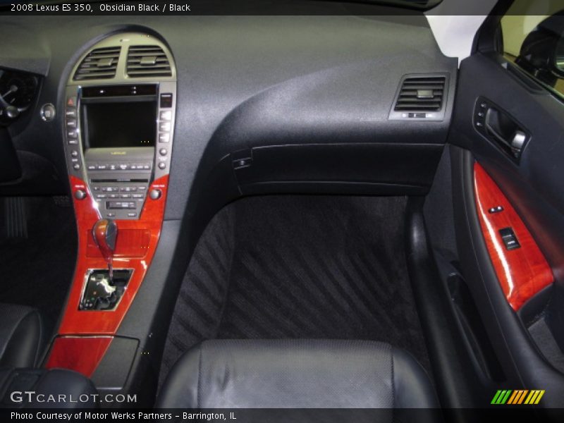 Obsidian Black / Black 2008 Lexus ES 350