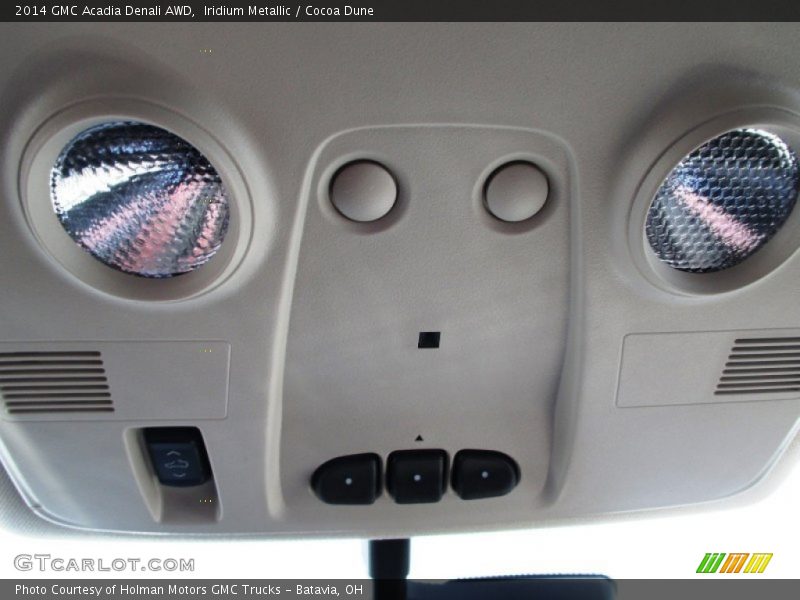 Iridium Metallic / Cocoa Dune 2014 GMC Acadia Denali AWD