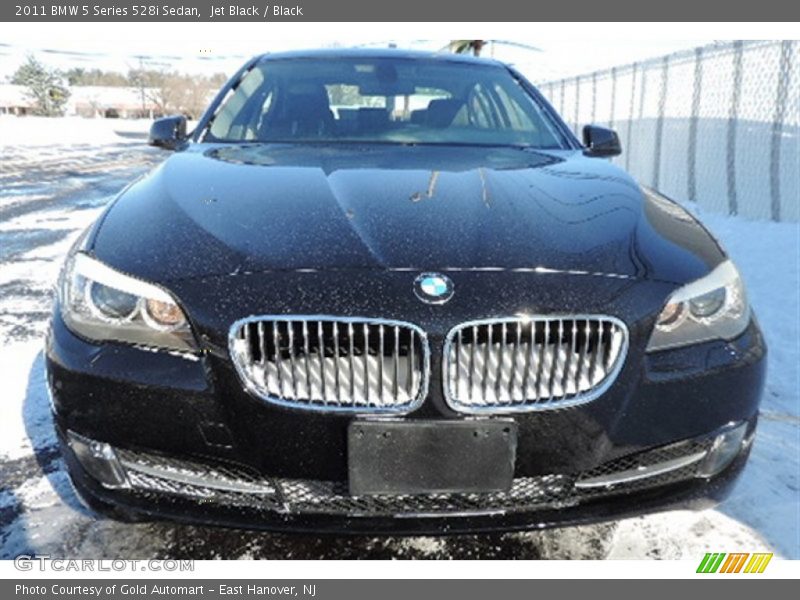Jet Black / Black 2011 BMW 5 Series 528i Sedan