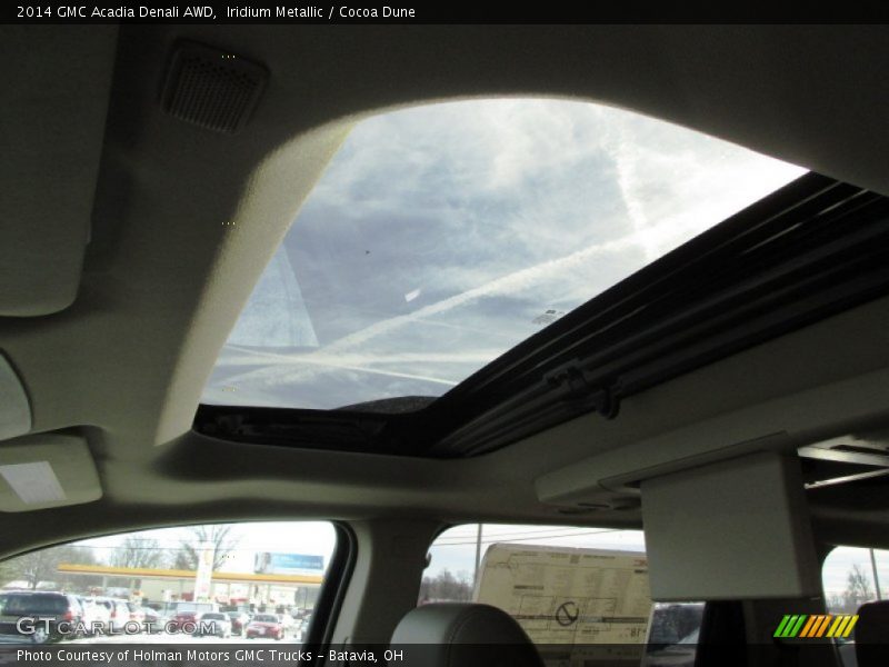 Iridium Metallic / Cocoa Dune 2014 GMC Acadia Denali AWD