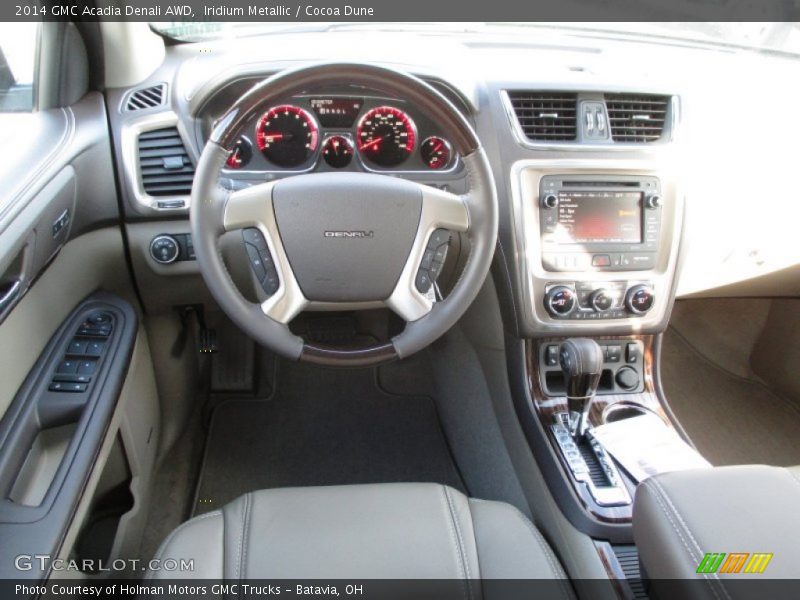 Iridium Metallic / Cocoa Dune 2014 GMC Acadia Denali AWD