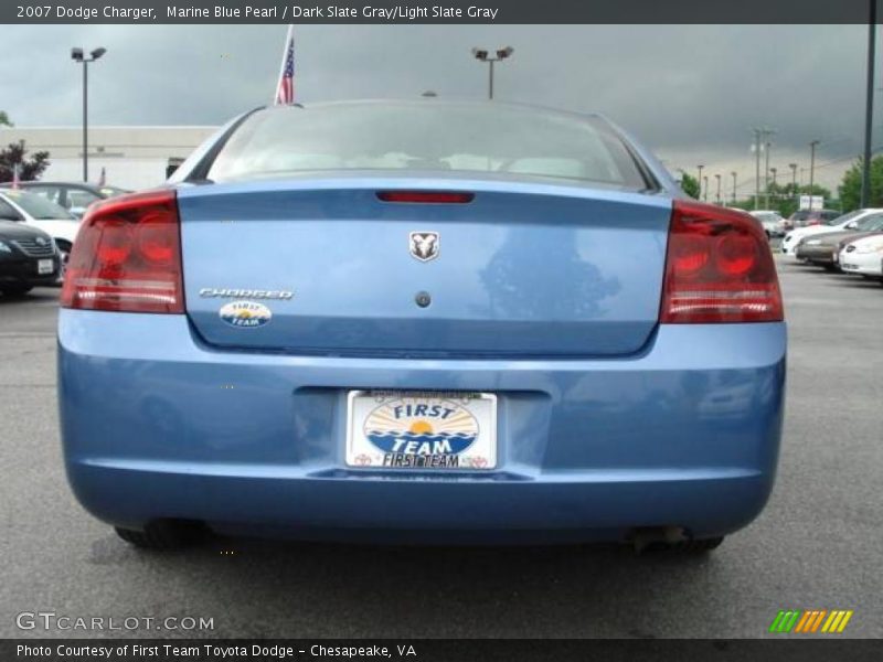 Marine Blue Pearl / Dark Slate Gray/Light Slate Gray 2007 Dodge Charger