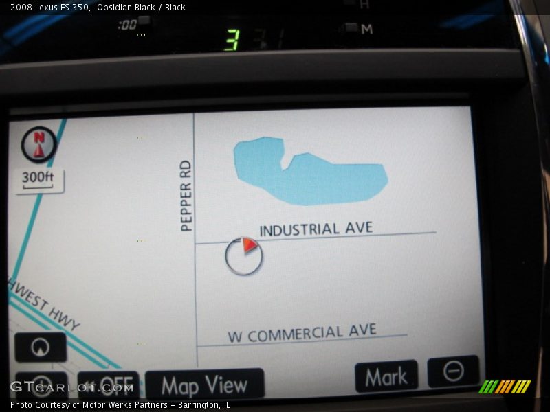 Obsidian Black / Black 2008 Lexus ES 350