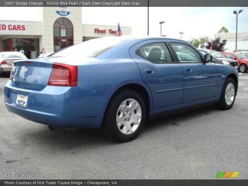 Marine Blue Pearl / Dark Slate Gray/Light Slate Gray 2007 Dodge Charger