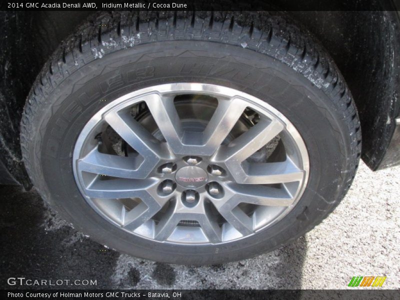 Iridium Metallic / Cocoa Dune 2014 GMC Acadia Denali AWD