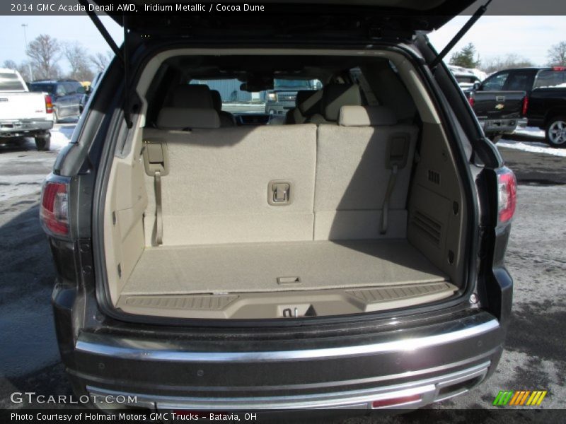 Iridium Metallic / Cocoa Dune 2014 GMC Acadia Denali AWD