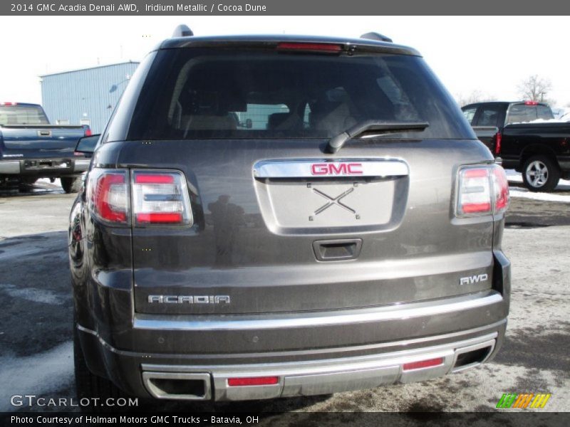 Iridium Metallic / Cocoa Dune 2014 GMC Acadia Denali AWD