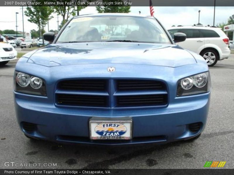 Marine Blue Pearl / Dark Slate Gray/Light Slate Gray 2007 Dodge Charger