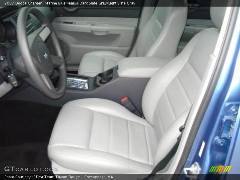 Marine Blue Pearl / Dark Slate Gray/Light Slate Gray 2007 Dodge Charger