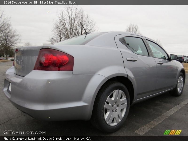 Billet Silver Metallic / Black 2014 Dodge Avenger SE