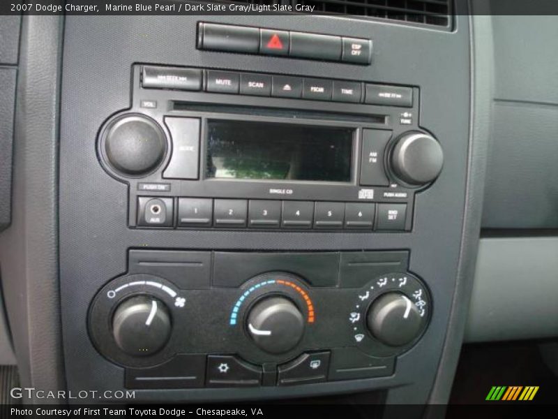 Marine Blue Pearl / Dark Slate Gray/Light Slate Gray 2007 Dodge Charger