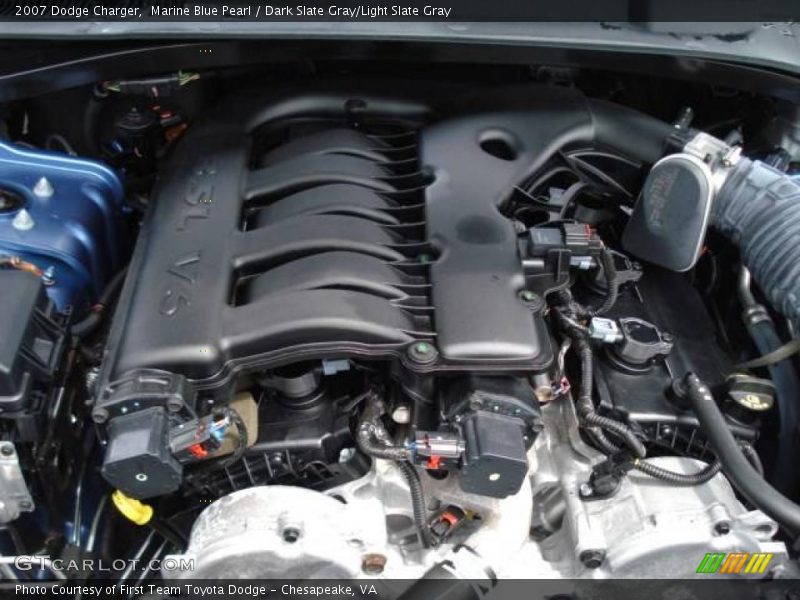 Marine Blue Pearl / Dark Slate Gray/Light Slate Gray 2007 Dodge Charger