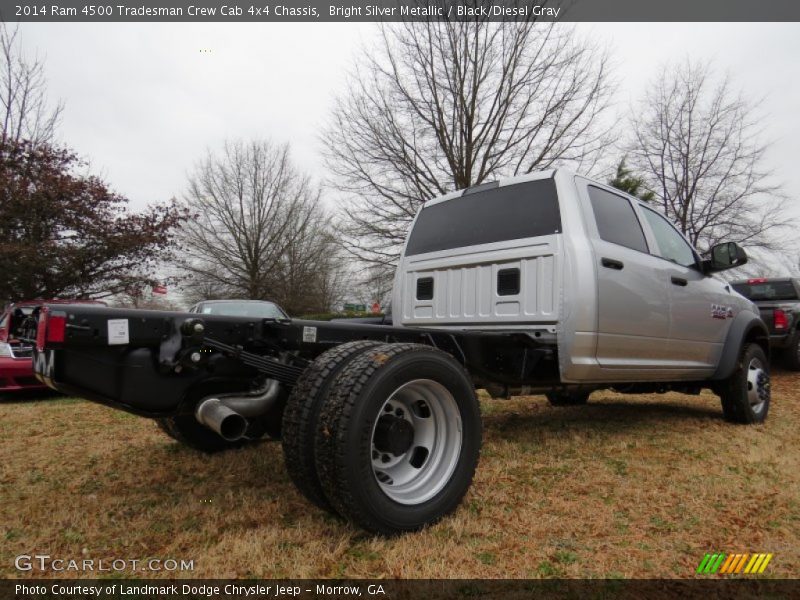 Bright Silver Metallic / Black/Diesel Gray 2014 Ram 4500 Tradesman Crew Cab 4x4 Chassis