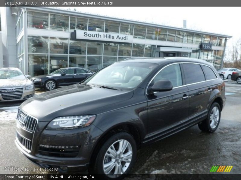 Graphite Grey Metallic / Black 2011 Audi Q7 3.0 TDI quattro