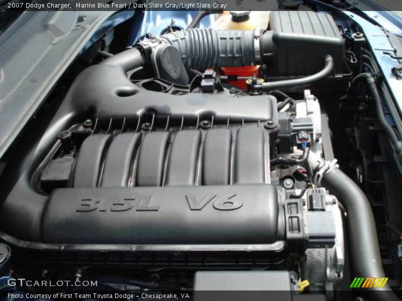 Marine Blue Pearl / Dark Slate Gray/Light Slate Gray 2007 Dodge Charger