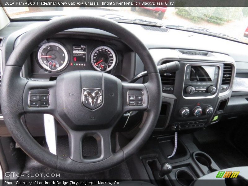 Bright Silver Metallic / Black/Diesel Gray 2014 Ram 4500 Tradesman Crew Cab 4x4 Chassis