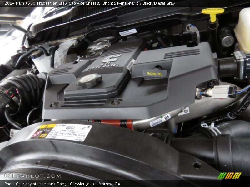 Bright Silver Metallic / Black/Diesel Gray 2014 Ram 4500 Tradesman Crew Cab 4x4 Chassis