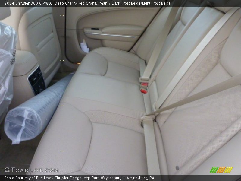 Deep Cherry Red Crystal Pearl / Dark Frost Beige/Light Frost Beige 2014 Chrysler 300 C AWD