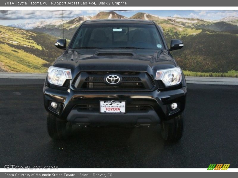 Black / Graphite 2014 Toyota Tacoma V6 TRD Sport Access Cab 4x4