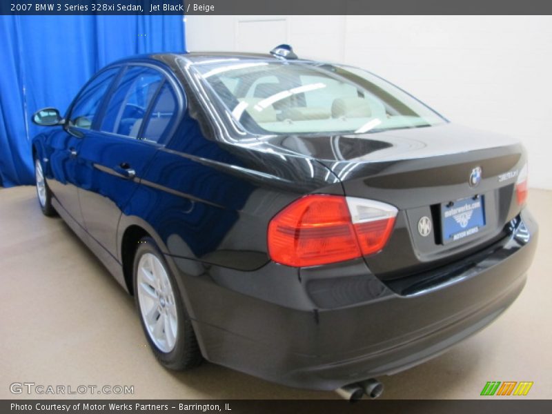 Jet Black / Beige 2007 BMW 3 Series 328xi Sedan