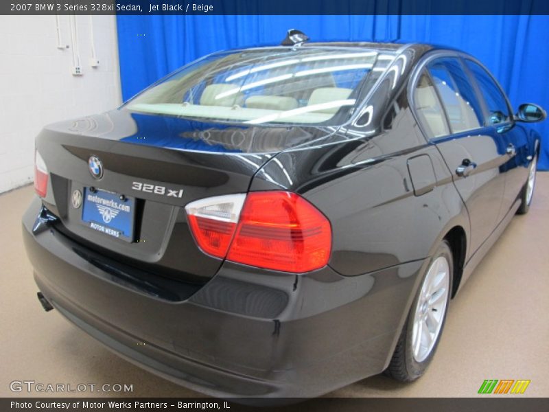 Jet Black / Beige 2007 BMW 3 Series 328xi Sedan