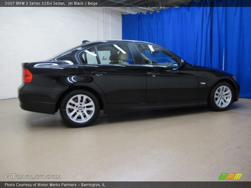 Jet Black / Beige 2007 BMW 3 Series 328xi Sedan