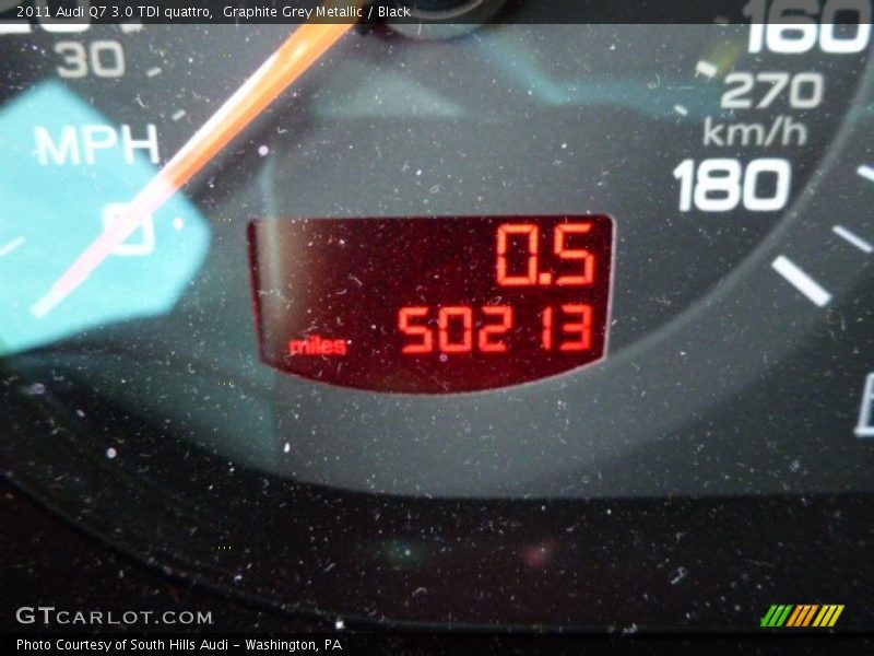 Graphite Grey Metallic / Black 2011 Audi Q7 3.0 TDI quattro
