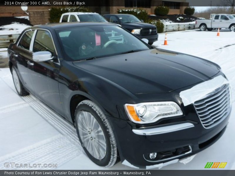 Gloss Black / Black 2014 Chrysler 300 C AWD