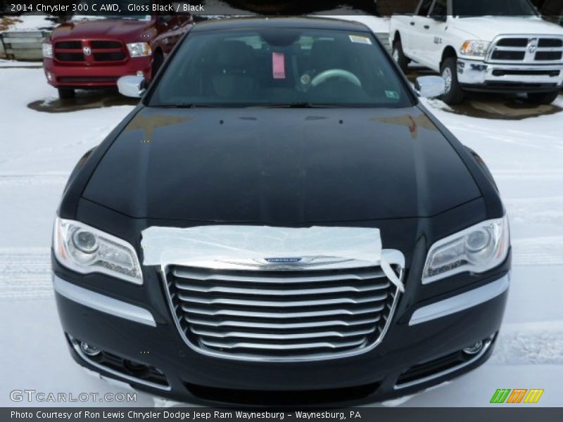 Gloss Black / Black 2014 Chrysler 300 C AWD