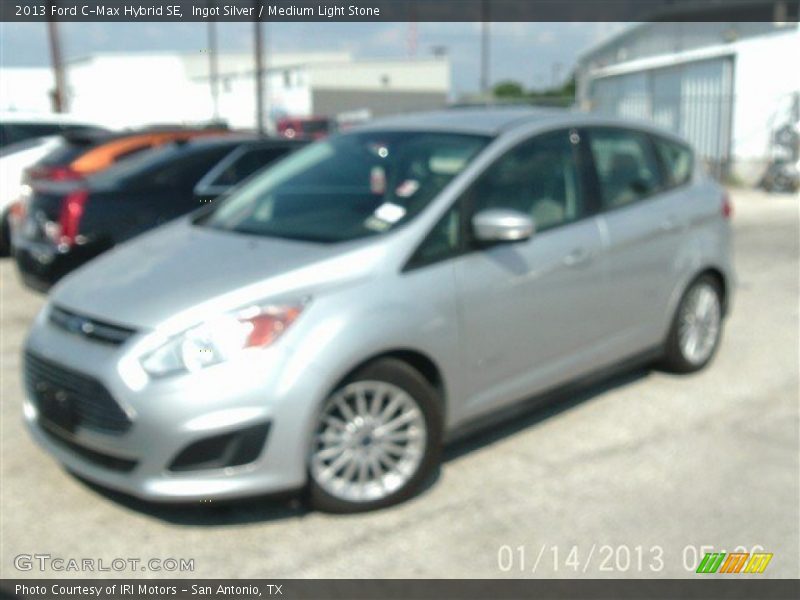 Ingot Silver / Medium Light Stone 2013 Ford C-Max Hybrid SE