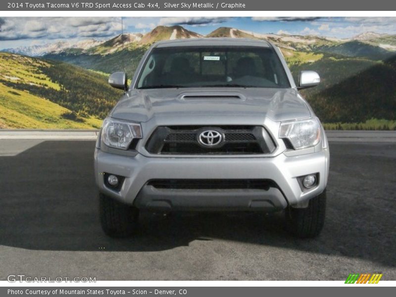 Silver Sky Metallic / Graphite 2014 Toyota Tacoma V6 TRD Sport Access Cab 4x4